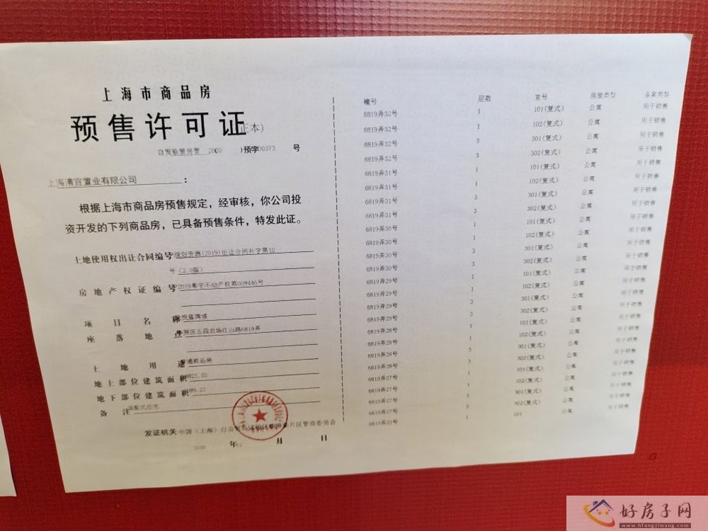 楼盘证照