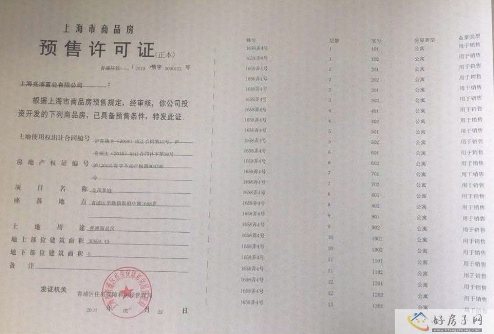 楼盘证照