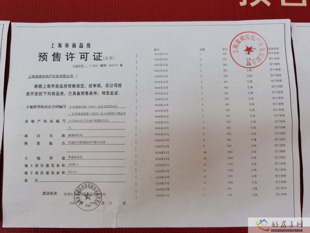 楼盘证照