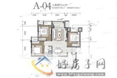 3室2厅1卫0厨 