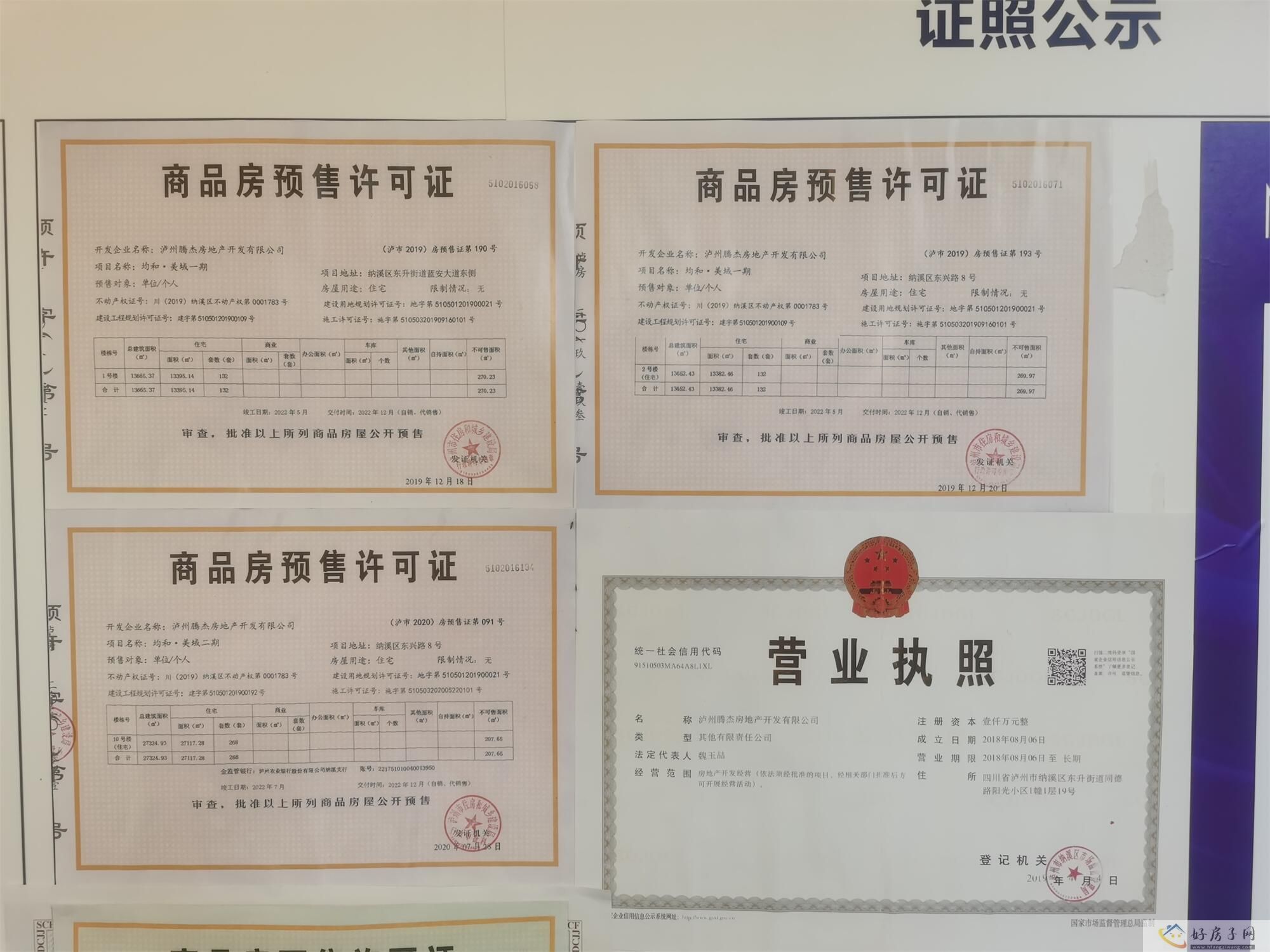 楼盘证照