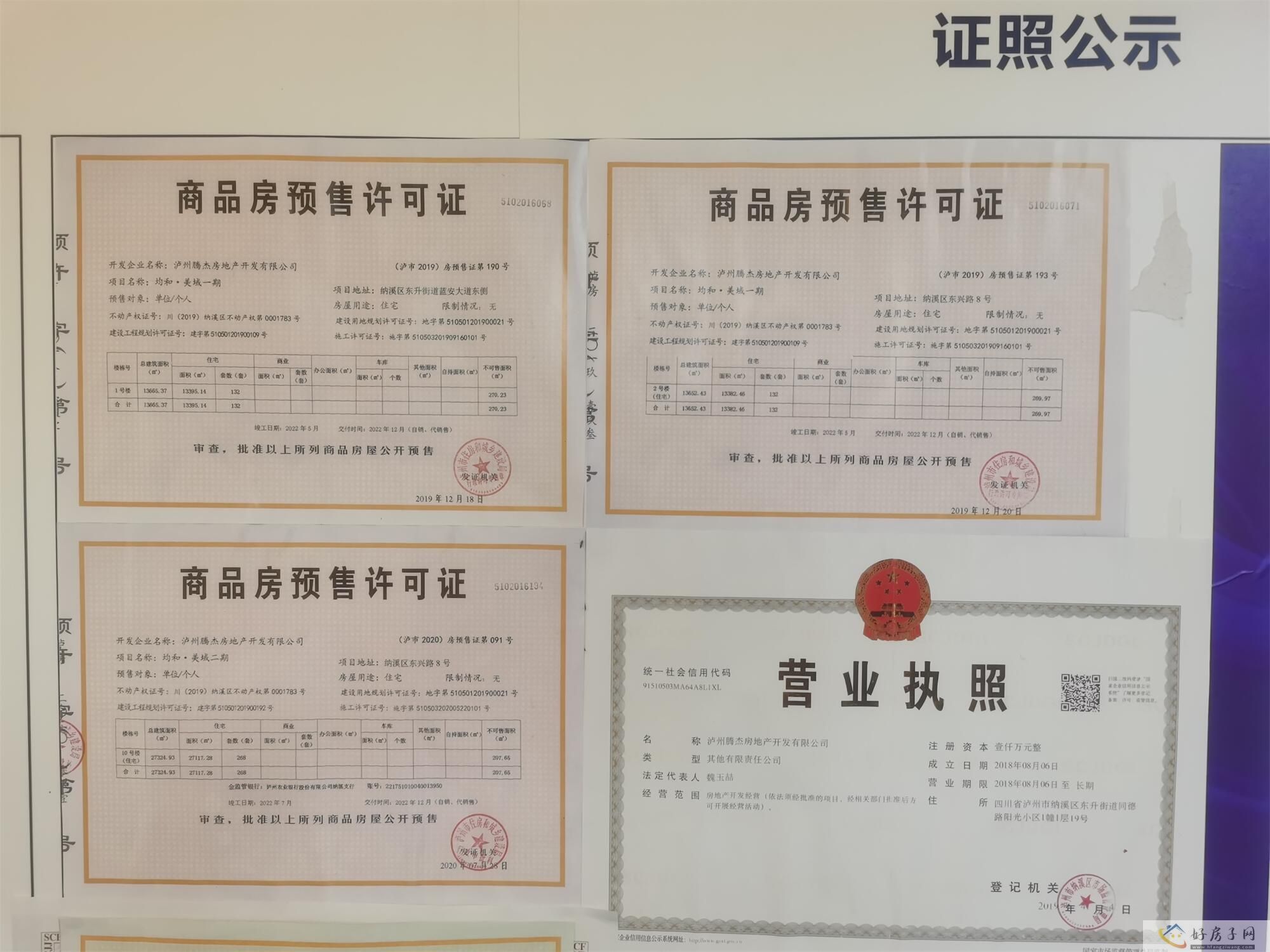 楼盘证照