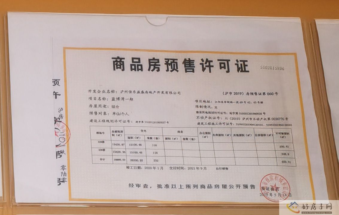 楼盘证照